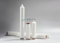 2.7" 0.1-20um 40 Inches Absolute Rating Pp Pleated Sediment Filter
