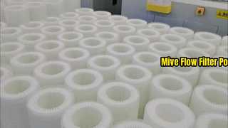 کارتریج فیلتر جریان بالا PP Deep Pleated RO 6.6㎡