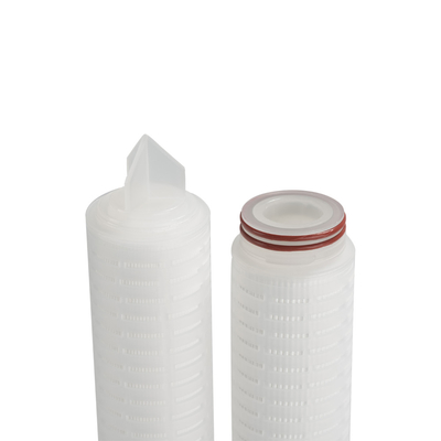 OD 68.5mm 1 - 5 Micron فیلتر کارتریج پلیسه دار برای صنعت آب مواد غذایی