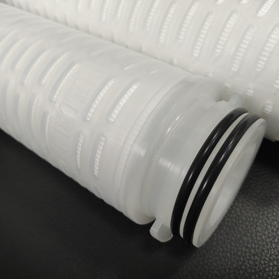 OD 68.5mm 1 - 5 Micron فیلتر کارتریج پلیسه دار برای صنعت آب مواد غذایی