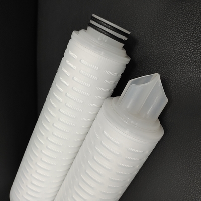 OD 68.5mm 1 - 5 Micron فیلتر کارتریج پلیسه دار برای صنعت آب مواد غذایی
