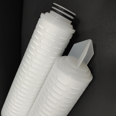 میزان جریان کارتریج فیلتر پلیت شده در دسترس طول 5-40 اینچ و قطر بیرونی 68.5mm