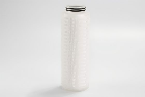 کارتریج فیلتر فلت شده سری 83F80mm برای تولید FPD با سرعت جریان بالا 120L / Min