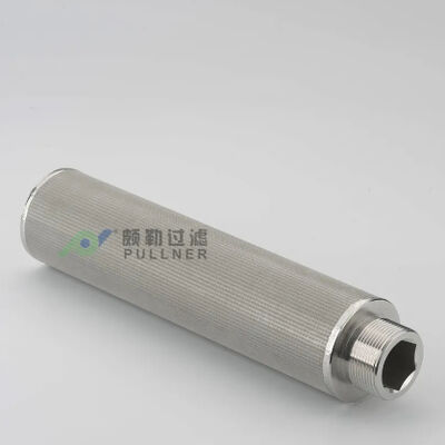 فیلتر کارتریج مش سیمی چند لایه زینتر شده از جنس استیل ضد زنگ 316L به قطر 10 اینچ با مقاومت بالا در برابر دما و خوردگی برای کاربردهای با جریان بالا