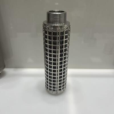 فیلتر کارتریج چین‌دار با الیاف نمدی استیل ضد زنگ 316L مقاوم در برابر دمای بالا با سطح فیلتراسیون بزرگ