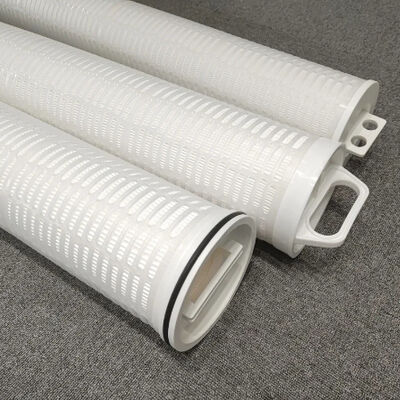 فیلتر کارتریج جریان بالا 60 اینچی با ظرفیت نگهداری بالای آلودگی و دبی 110 متر مکعب در ساعت برای تصفیه آب