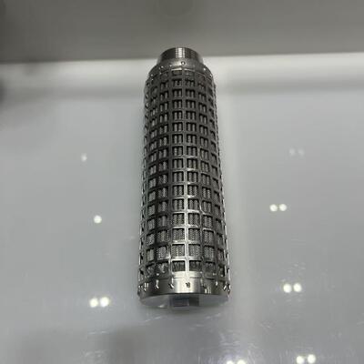 کارتریج فیلتر فیلت فیلتر فولاد ضد زنگ با مقاومت در برابر دمای بالا، اندازه حفره درجه بندی شده و منطقه فیلتر بزرگ