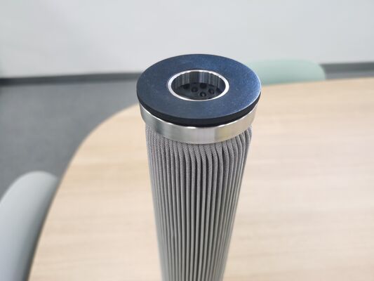 کارتریج فیلتر فیلتر فیبر سنتر شده فولاد ضد زنگ با دمای بالا، فشار و مقاومت در برابر خوردگی