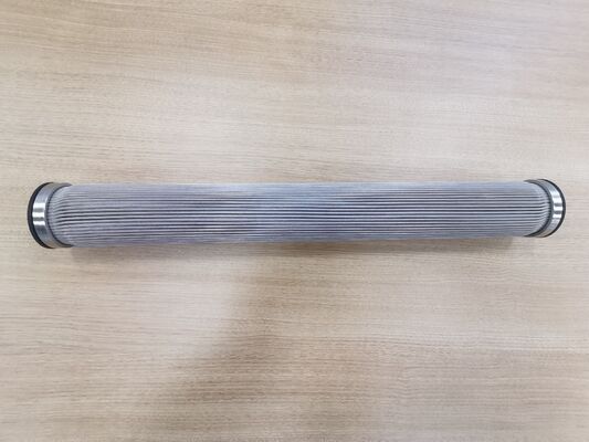 کارتریج فیلتر فیلتر فیبر سنتر شده فولاد ضد زنگ با دمای بالا، فشار و مقاومت در برابر خوردگی
