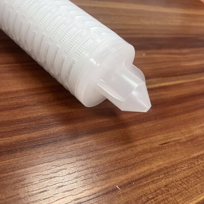 کارتریج فیلتر جریان بالا پلی پروپیلن پلیسه شده 30 اینچی با مدیا پلی پروپیلن 0.45 میکرومتر برای فیلتراسیون آب