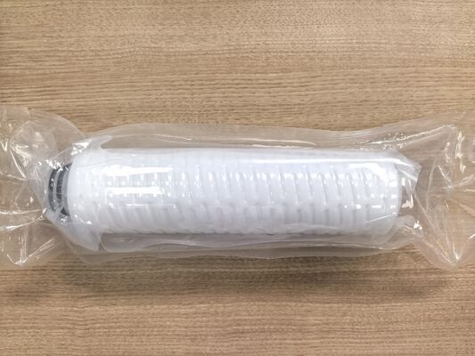کارتریج فیلتر PVDF مقاوم به خوردگی با مقاومت در برابر دمای بالا و غشای PTFE هیدروفیلی برای فیلترسازی شیمیایی