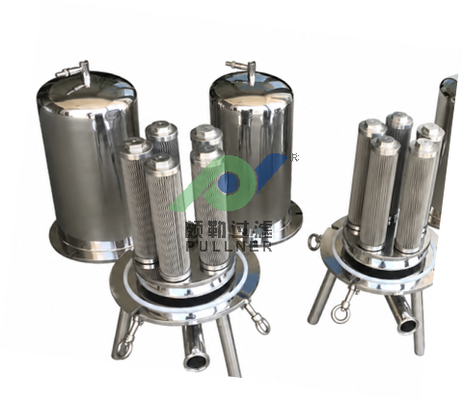 خانه فیلتر چند کارتریج با گواهینامه ISO SS304/316L برای پیش ترمیم RO و تصفیه آب صنعتی