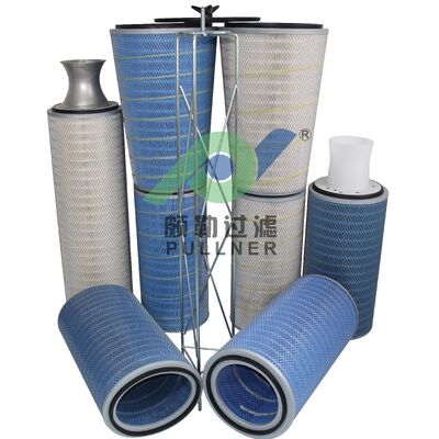 Pleated Dust Filter Cartridge for High-Efficiency Dust Removal with Customizable Dimensions in Industrial Applications