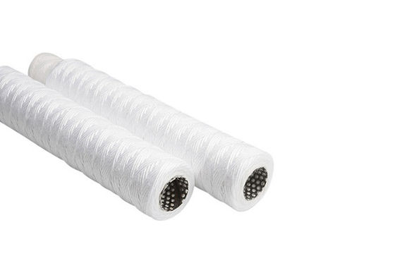 کارتریج فیلتر زخم پلی پروپیلن 85.C Max Temp 50MM OD 25MM ID