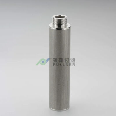 10 اینچ 316L فولاد ضد زنگ Sintered Mesh فلتر کارتریج با دمای بالا و مقاومت در برابر خوردگی برای برنامه های کاربردی جریان بالا